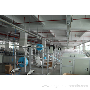 Fully automatic production disposable mask machine for sale